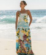 White Closet Limoncello Maxi Dress