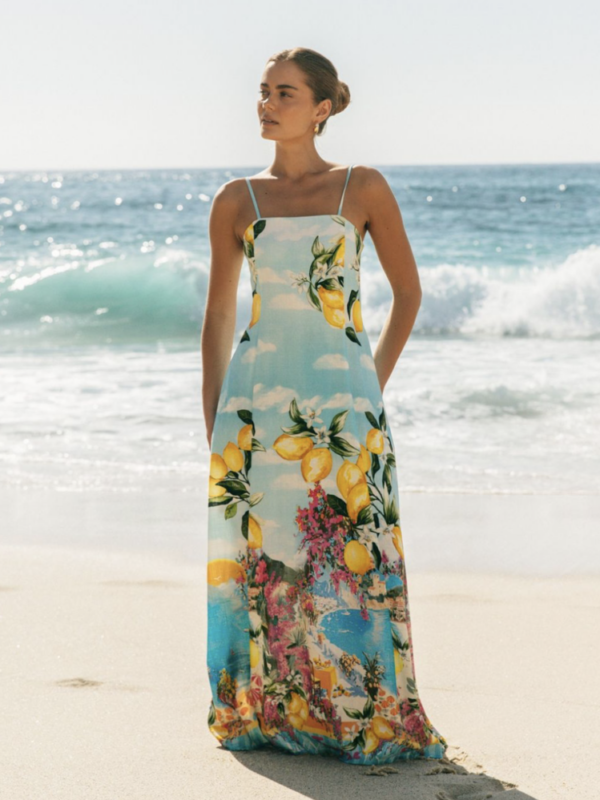 White Closet Limoncello Maxi Dress
