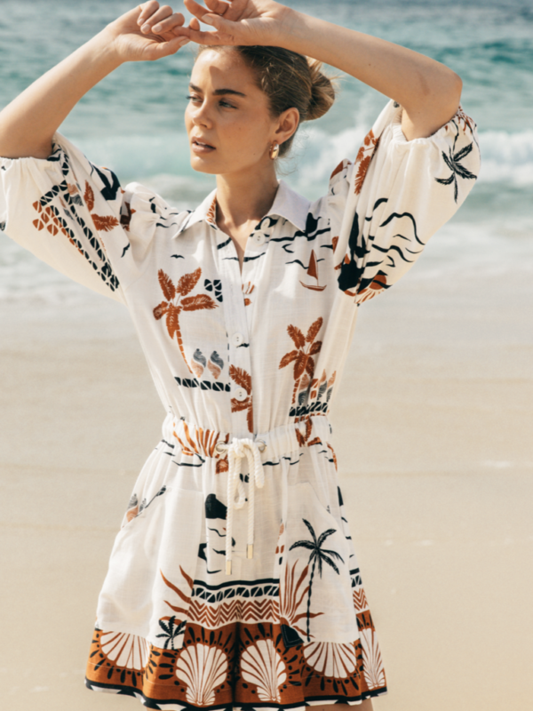 White Closet Indira Playsuit