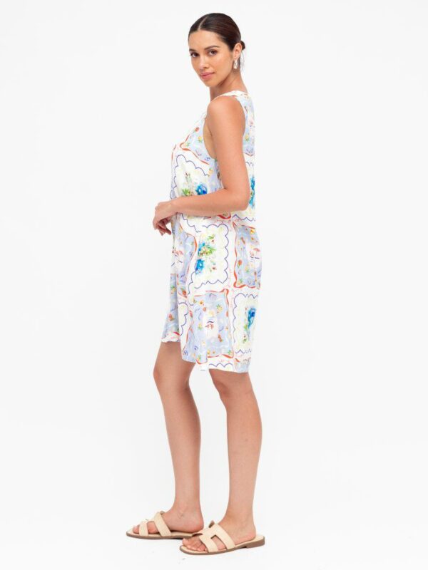 White Closet Lucia S/L Mini Dress