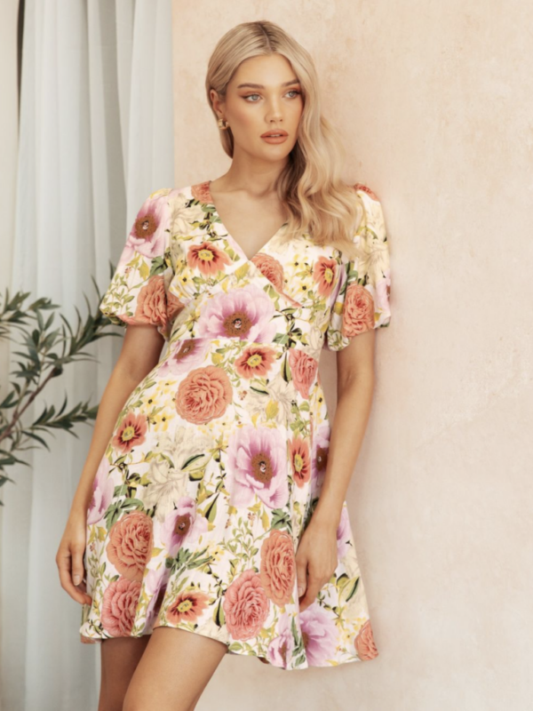 White Closet Medika Ss Mini Dress