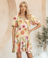 White Closet Medika Ss Mini Dress