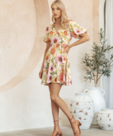 White Closet Medika Ss Mini Dress