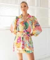 White Closet Gia Floral Playsuit
