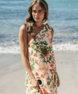 White Closet Elodie Os Maxi Dress