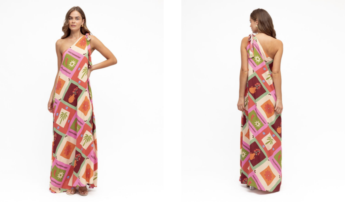 White Closet Monica Maxi Dress