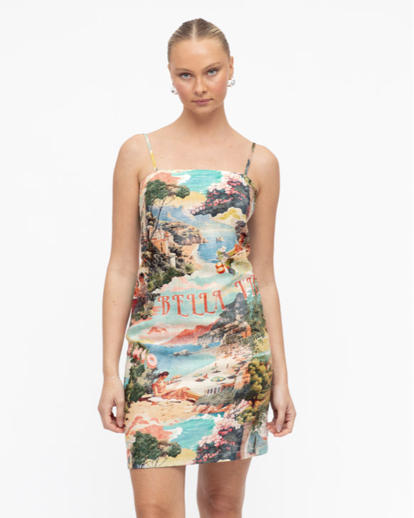White Closet Isadora Slip Mini Dress