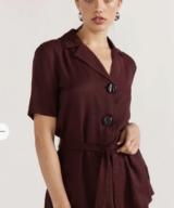 Staple the Label Astor Belted Shirt