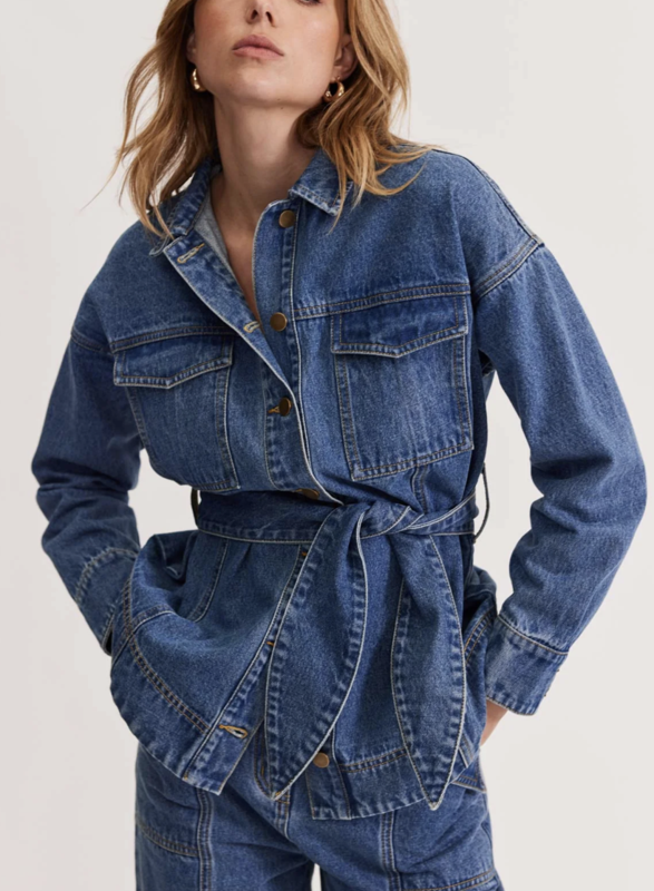Staple the Label Alita Denim Shacket