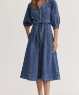 Staple the Label Alita Denim Midi Dress
