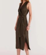 Staple the Label Saskia Wrap Midi Dress
