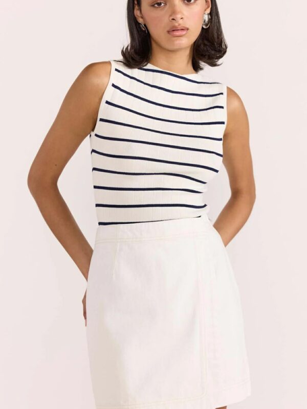 Staple the Label Amari Denim Wrap Skirt