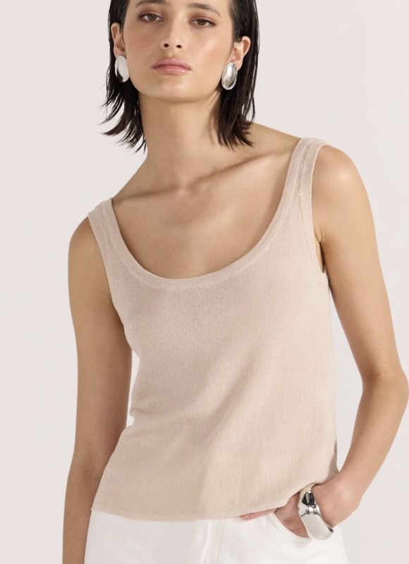 Staple the Label Anna Sheer Knit Tank