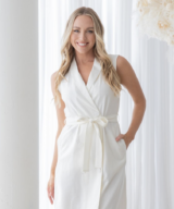 Ebby & i Tatum Button Frt Dress