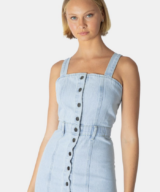 Ebby & i Blair Denim Midi Dress
