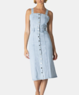 Ebby & i Blair Denim Midi Dress