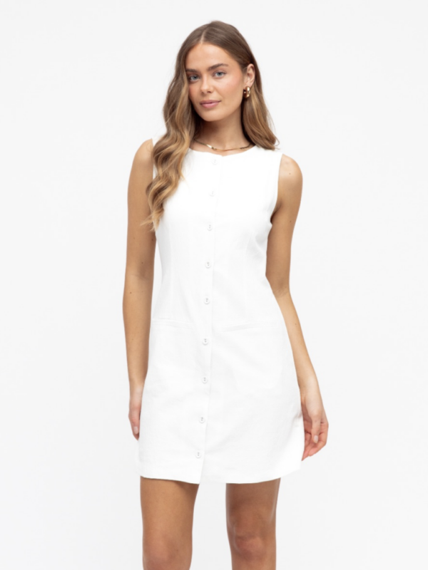 Ebby & i Liberty Button Up Mini Dr