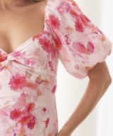 Ebby & i Tessa Floral Puff Slv Min
