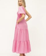 Ebby & i Remi Os Tiered Midi Dress