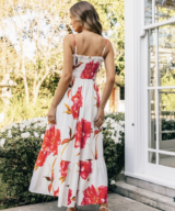 Ebby & i Scarlet Rose Maxi Dress