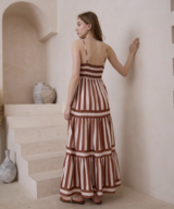 Wits the Label Sky Stripe Maxi Dress