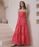 Wits the Label Sky Stripe Maxi Dress