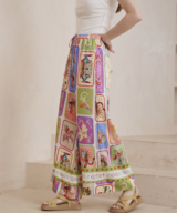 Iris Maxi Tiger Print Pant