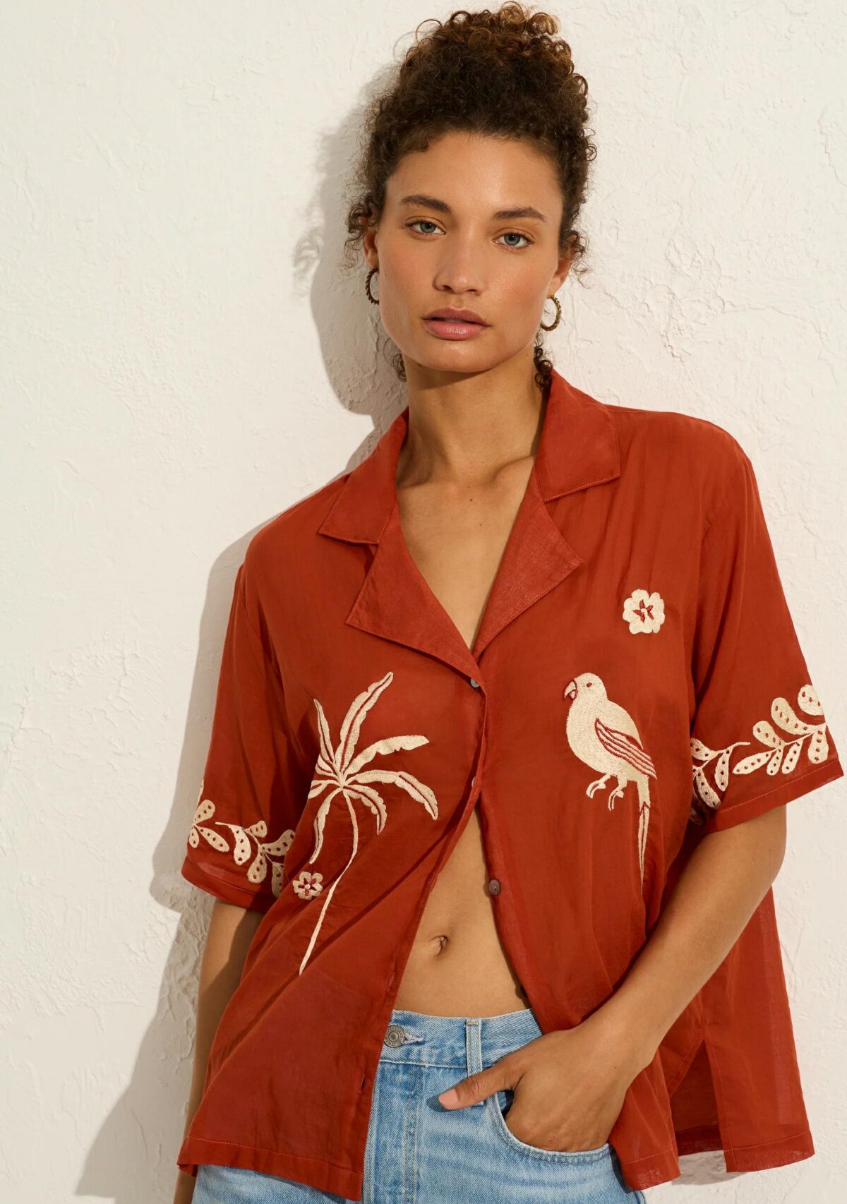 Auguste the Label Embroidered Rio Shirt