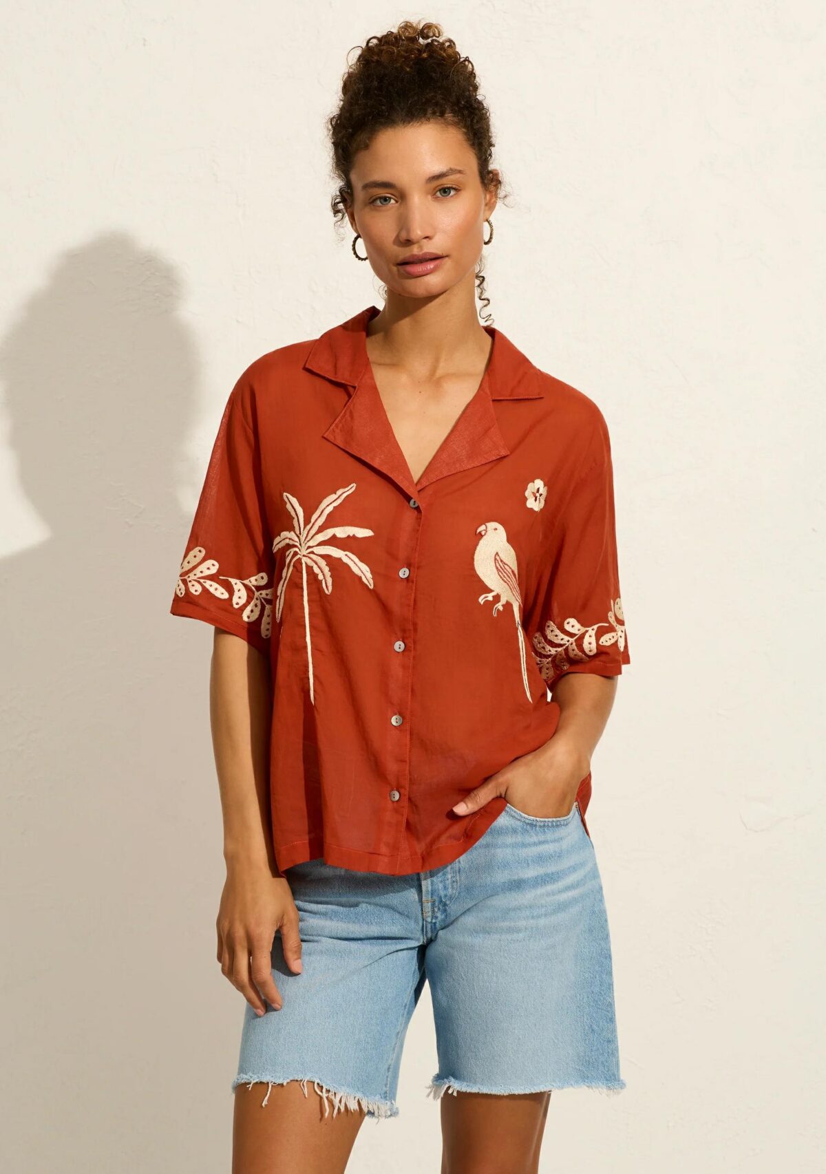 Auguste the Label Embroidered Rio Shirt