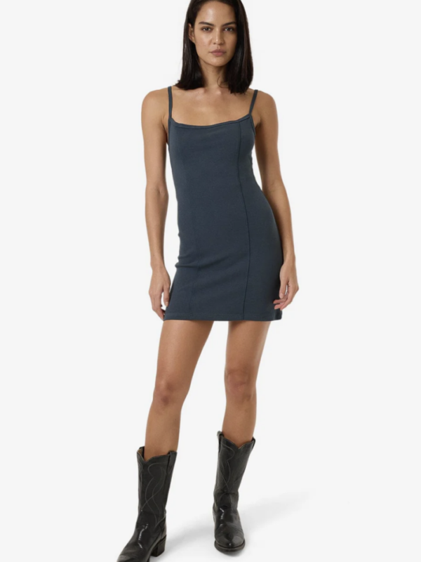 Thrills Rib Seam Mini Dress