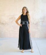 Shareen Sun Emb Jumpsuit