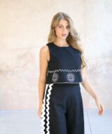 Shareen Sun Emb Jumpsuit