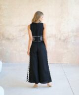 Shareen Sun Emb Jumpsuit