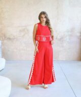 Shareen Sun Emb Jumpsuit