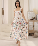 Iris Maxi Malayah Tie Back Maxi