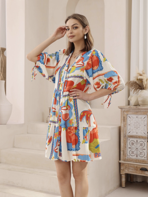 Iris Maxi Rani Ss Mini Dress