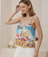 Iris Maxi Islands Cropped Singlet