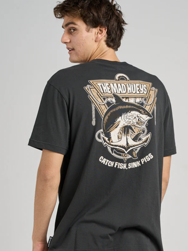 Mad Hueys Anchor Shark Ss Tee