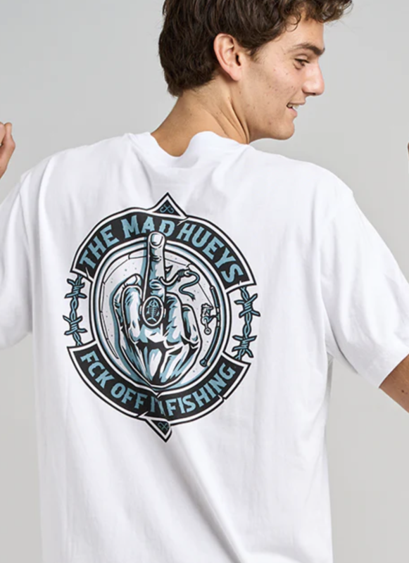 Mad Hueys Fk off Fish on Ss Tee