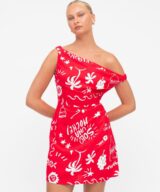 Paper Heart Mexico Mini Dress