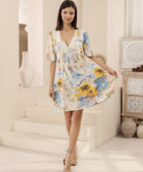 Iris Maxi Sandy Ss Mini Dress