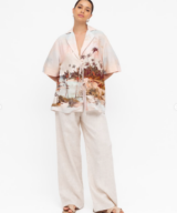 White Closet Lavinia Tie Up Top