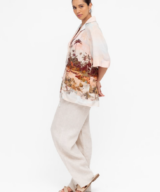 White Closet Lavinia Tie Up Top