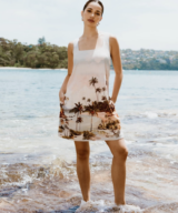 White Closet Lavinia Mini Dress