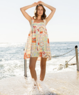 Ebby & i Aelia Ruffle Mini Dress