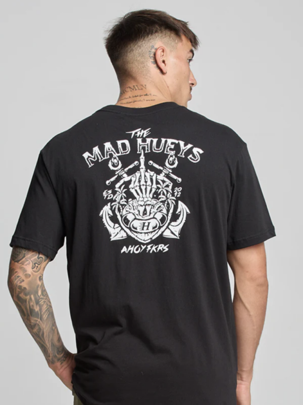 Mad Hueys Ahoy Fkers Shield Ss Tee