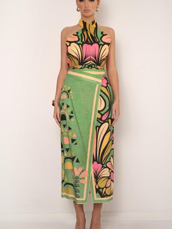 Mia Milani Porto Maxi Skirt