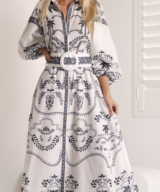 White Sandstorm Xander Maxi Dress