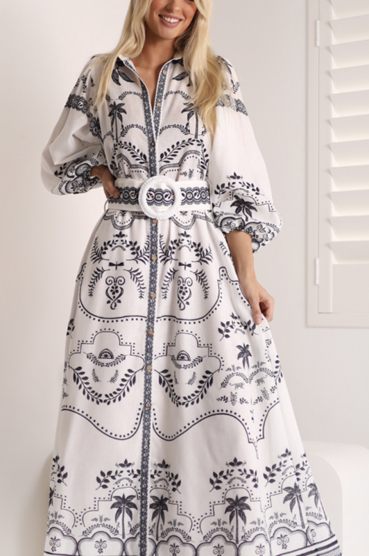 White Sandstorm Xander Maxi Dress