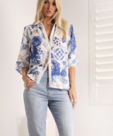 Ave La Cleef 3/4 Slv Shirt